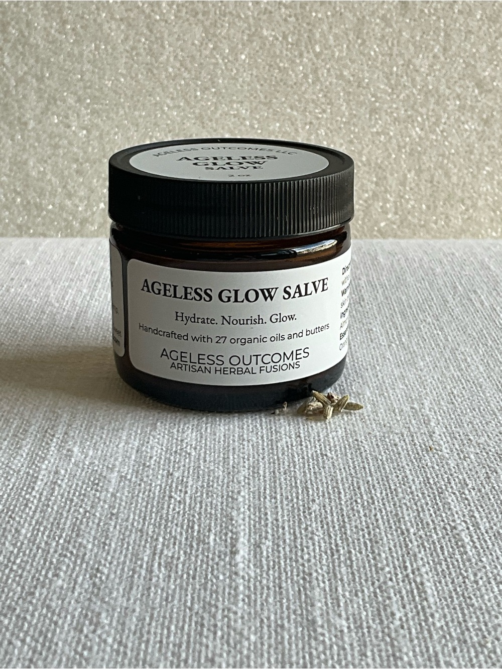 Ageless Glow Skin Salve by Ageless Outcomes—Organic Artisan Hydrating Balm